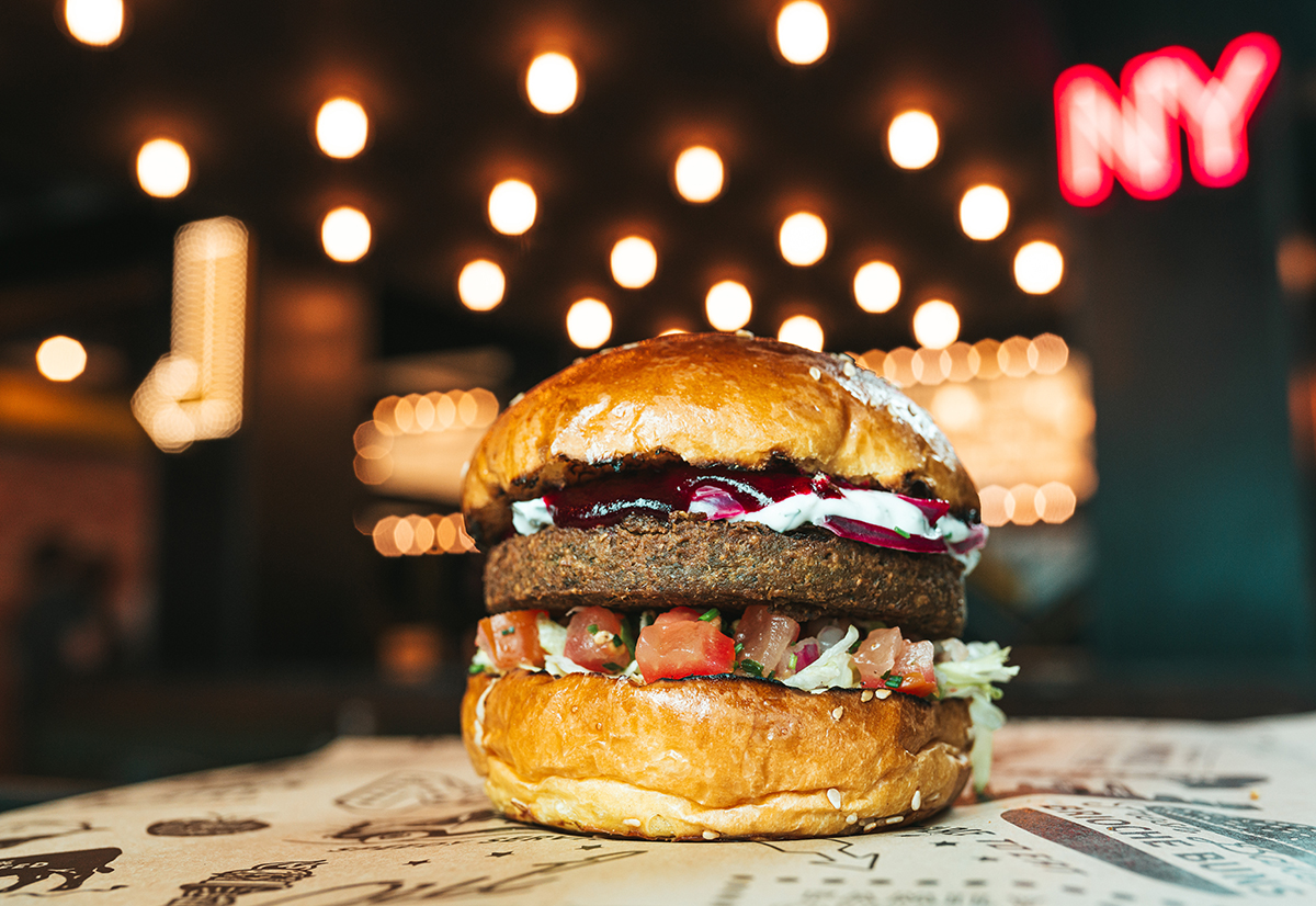 Brooklyn Falafel Burger - Manhattn's