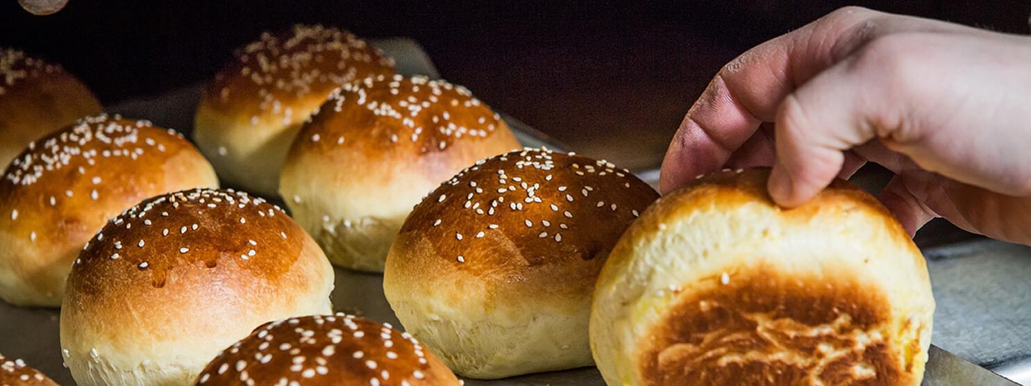 Daily fresh brioche buns